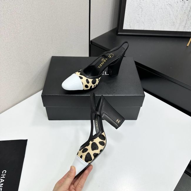 Chanel Slingbacks Lambskin & Mixed Fibers 90mm G47281-4
