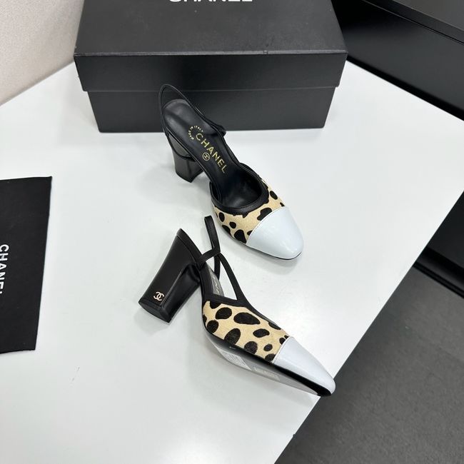 Chanel Slingbacks Lambskin & Mixed Fibers 90mm G47281-4