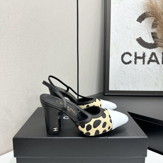 Chanel Slingbacks Lambskin & Mixed Fibers 90mm G47281-4