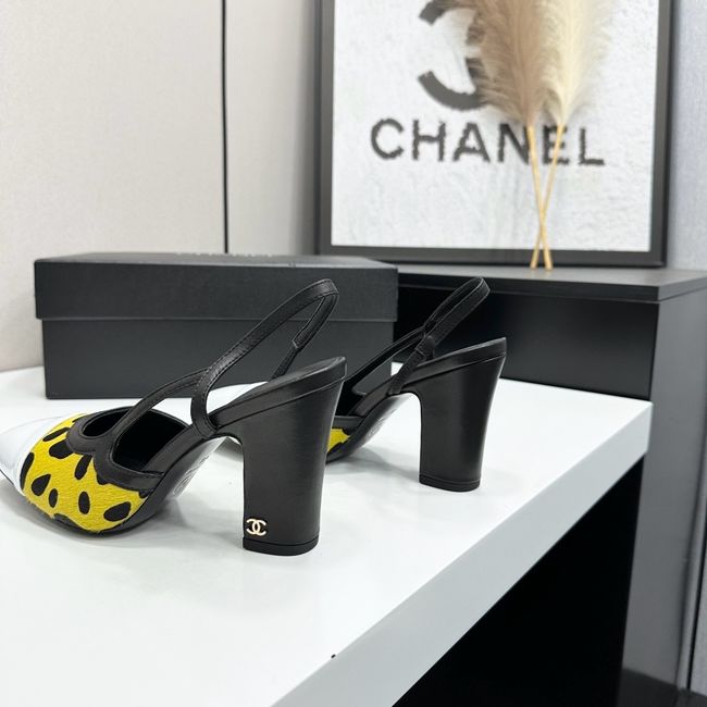 Chanel Slingbacks Lambskin & Mixed Fibers 90mm G47281-5