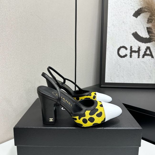 Chanel Slingbacks Lambskin & Mixed Fibers 90mm G47281-5