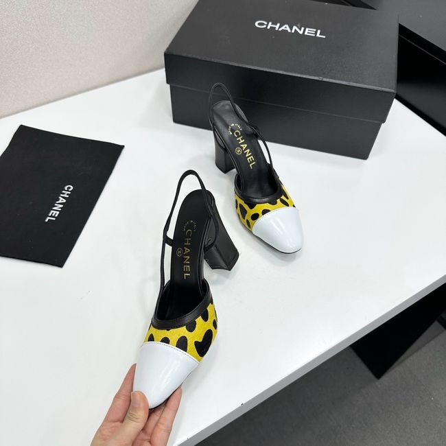 Chanel Slingbacks Lambskin & Mixed Fibers 90mm G47281-5