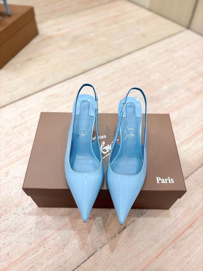 Christian Louboutin Slingbacks Lambskin 8.5CM 65078-10