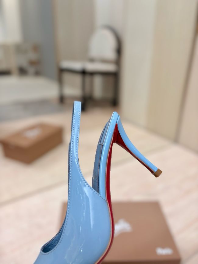 Christian Louboutin Slingbacks Lambskin 8.5CM 65078-10