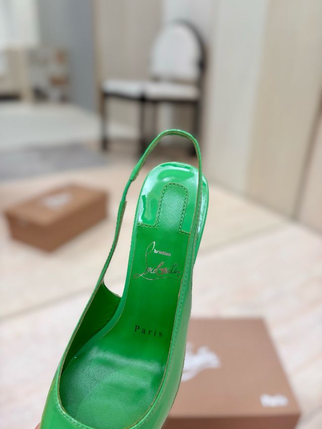 Christian Louboutin Slingbacks Lambskin 8.5CM 65078-11