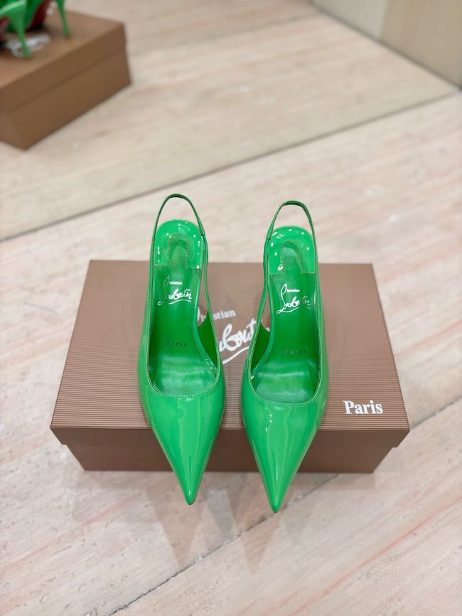 Christian Louboutin Slingbacks Lambskin 8.5CM 65078-11