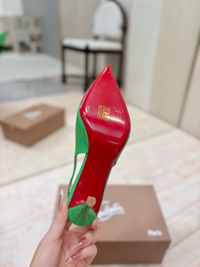 Christian Louboutin Slingbacks Lambskin 8.5CM 65078-11