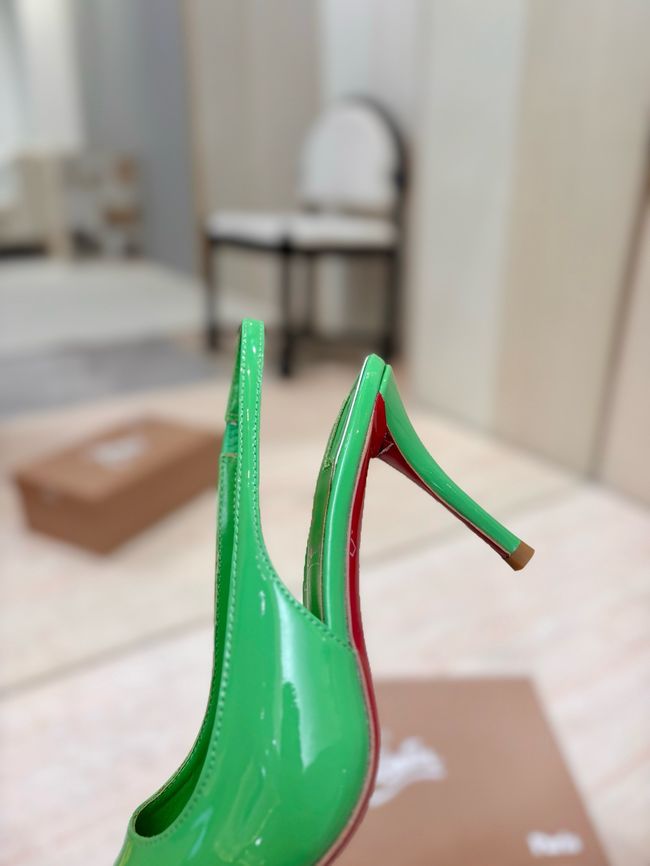 Christian Louboutin Slingbacks Lambskin 8.5CM 65078-11