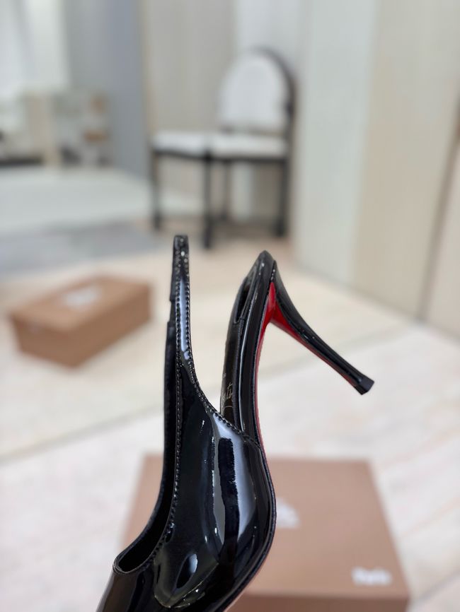 Christian Louboutin Slingbacks Lambskin 8.5CM 65078-7