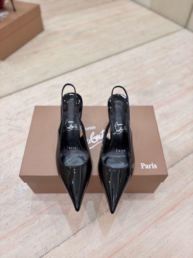 Christian Louboutin Slingbacks Lambskin 8.5CM 65078-7