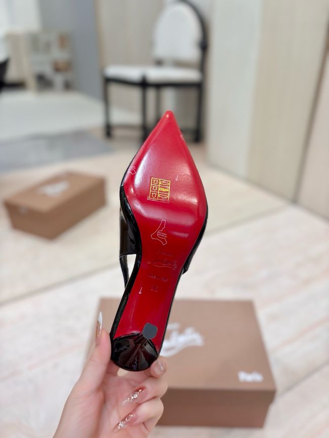Christian Louboutin Slingbacks Lambskin 8.5CM 65078-7