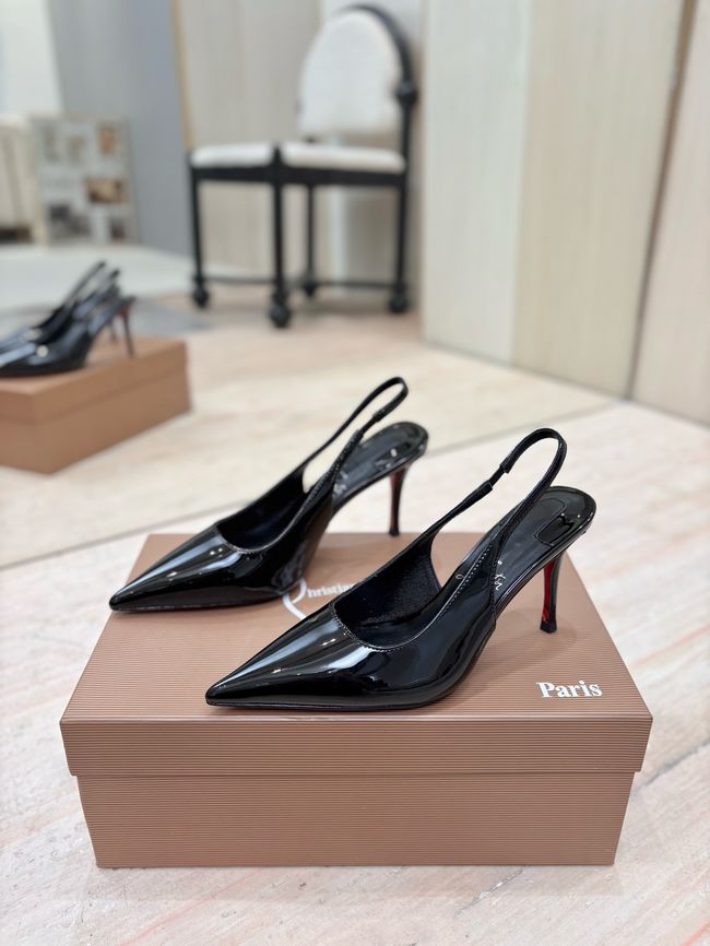 Christian Louboutin Slingbacks Lambskin 8.5CM 65078-7
