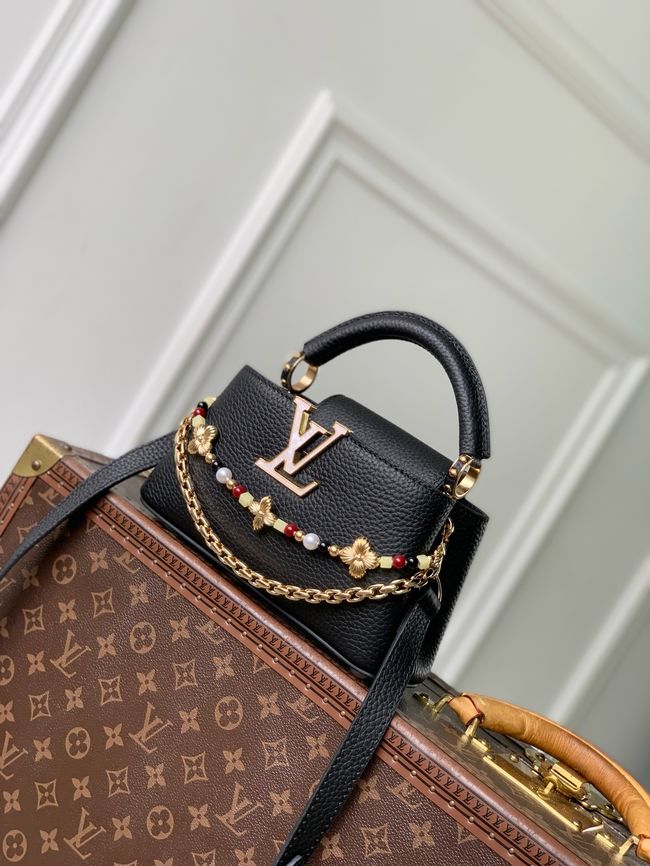 Louis Vuitton Capucines East West Mini M29443 black