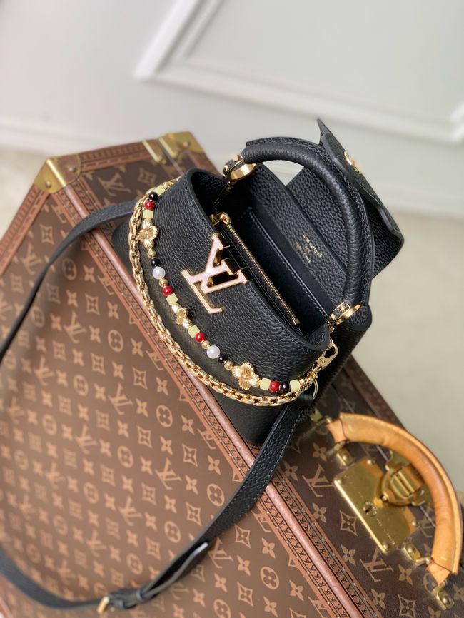 Louis Vuitton Capucines East West Mini M29443 black