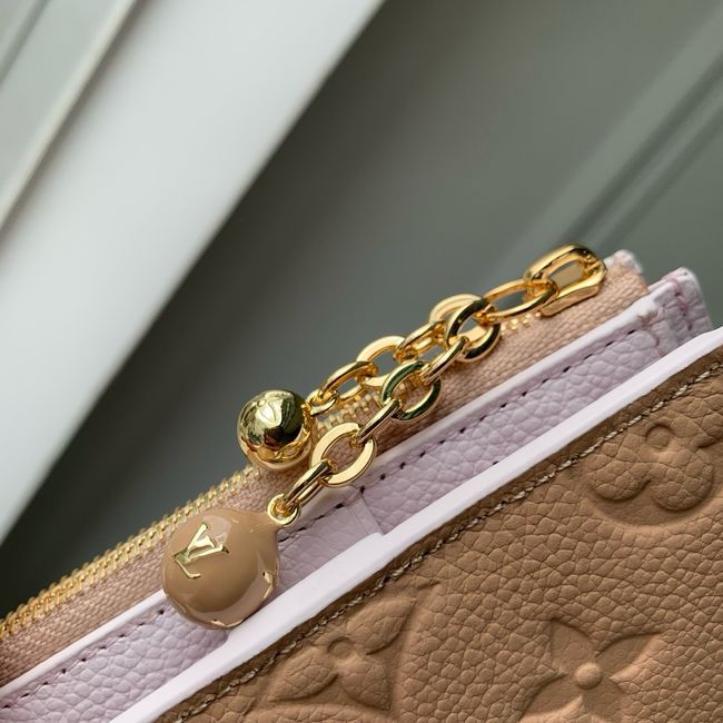 Louis Vuitton Charms Pocket Wallet M28981 Apricot