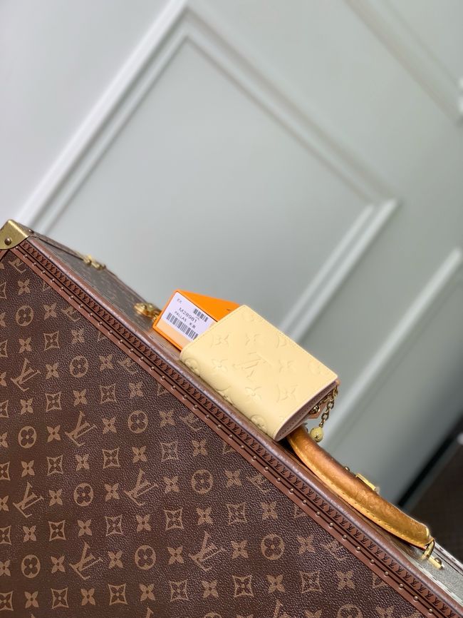Louis Vuitton Charms Pocket Wallet M28981 light yellow