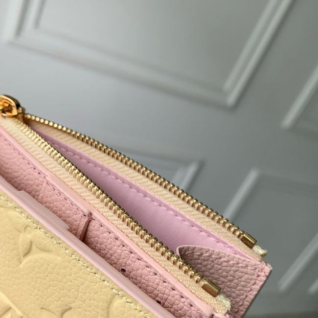 Louis Vuitton Charms Pocket Wallet M28981 light yellow