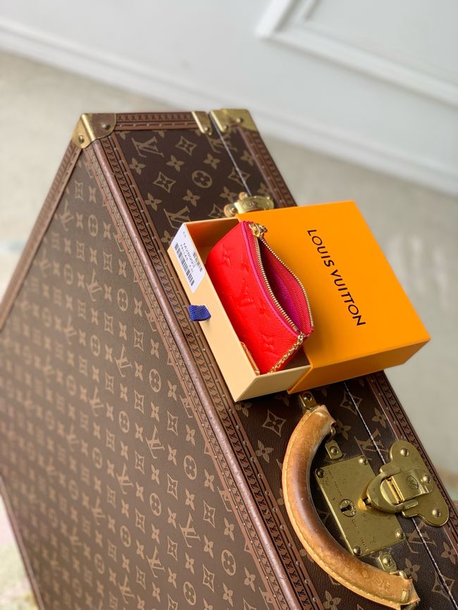 Louis Vuitton Key Pouch M28993 Blood Orange Louis Vuitton Key Pouch M28993 Blood Orange