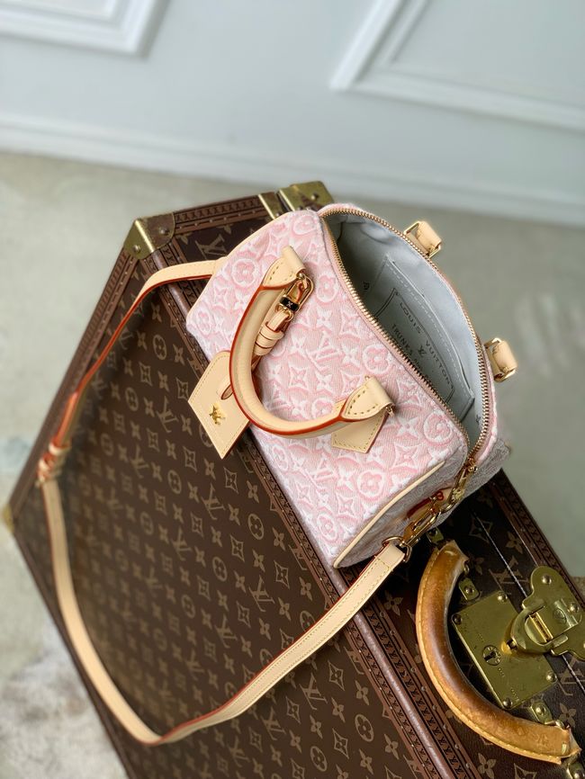 Louis Vuitton New Speedy Bandouliere 20 M2A039 pink Louis Vuitton New Speedy Bandouliere 20 M2A039 pink