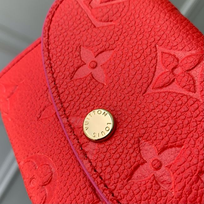 Louis Vuitton Rosalie Coin Purse M29249 Blood Orange Louis Vuitton Rosalie Coin Purse M29249 Blood Orange