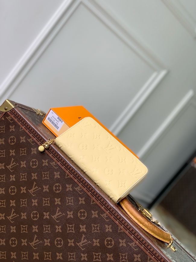 Louis Vuitton Zippy Wallet M28969 light yellow