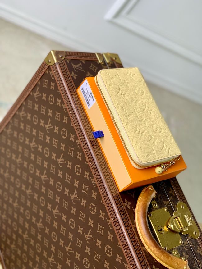 Louis Vuitton Zippy Wallet M28969 light yellow