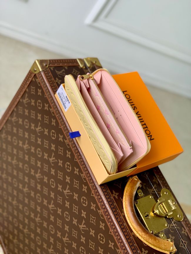 Louis Vuitton Zippy Wallet M28969 light yellow