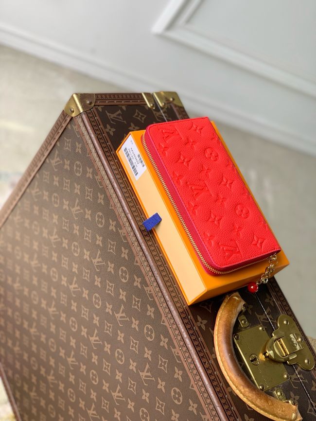 Louis Vuitton Zippy Wallet M28969 red