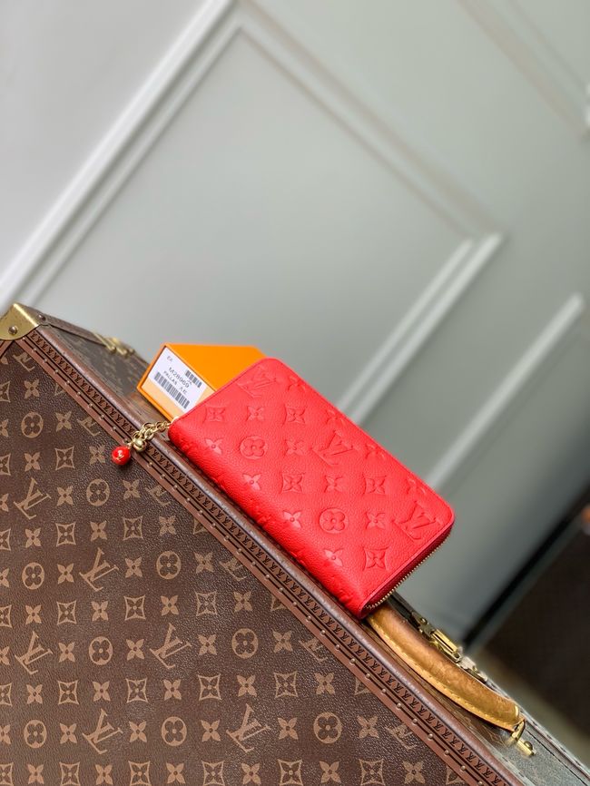 Louis Vuitton Zippy Wallet M28969 red
