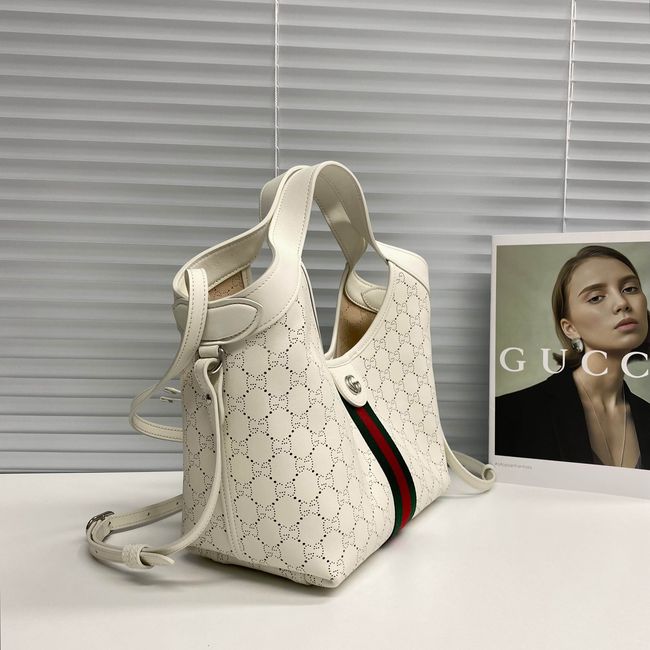 Gucci Giglio small tote bag 860845 Variation white GG leather Gucci Giglio small tote bag 860845 Variation white GG leather
