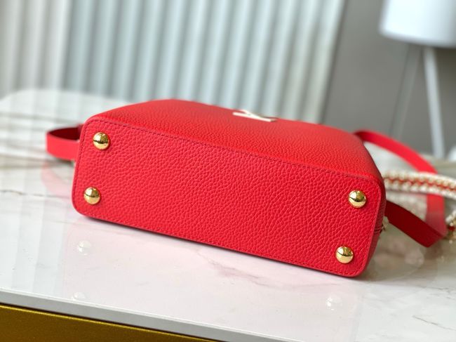 Louis Vuitton Capucines BB M48899 red Louis Vuitton Capucines BB M48899 red