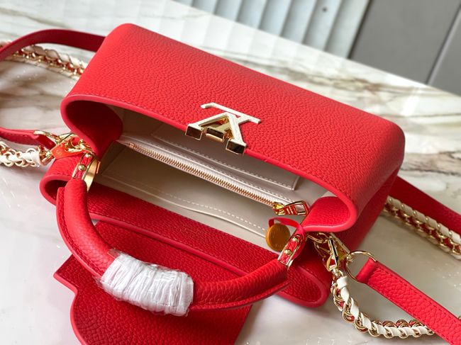 Louis Vuitton Capucines BB M48899 red Louis Vuitton Capucines BB M48899 red