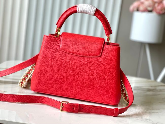 Louis Vuitton Capucines BB M48899 red Louis Vuitton Capucines BB M48899 red