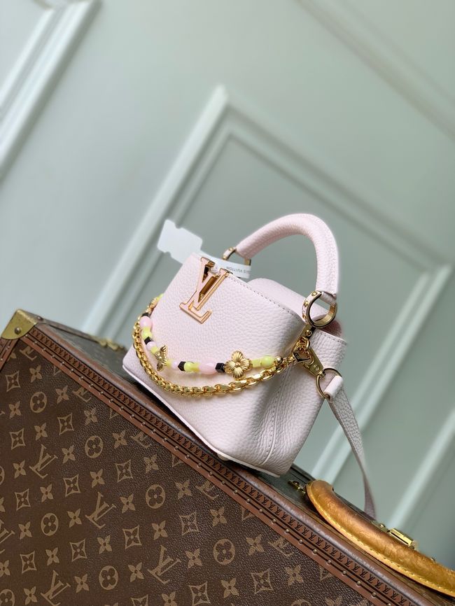 Louis Vuitton Capucines East West Mini M29443 pink Louis Vuitton Capucines East West Mini M29443 pink