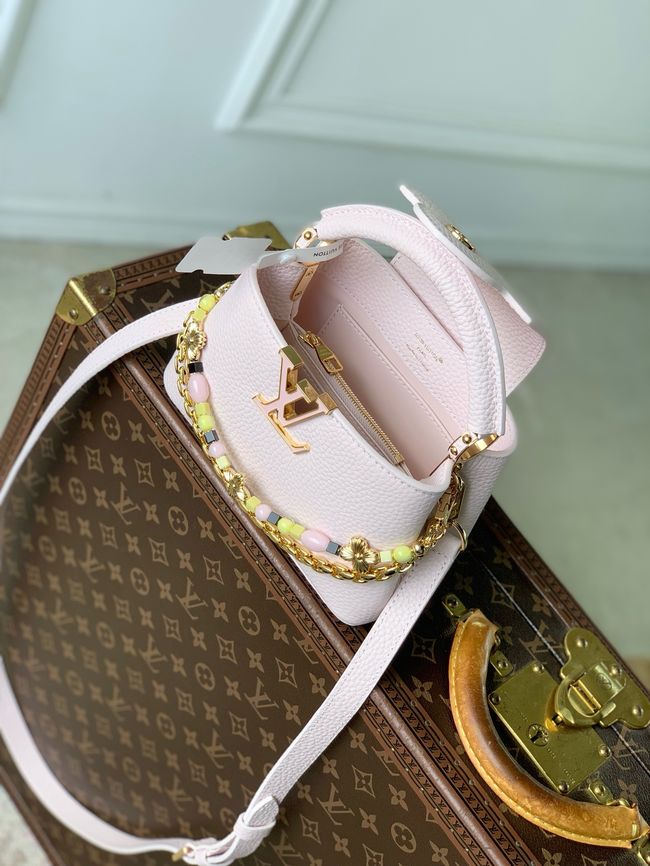 Louis Vuitton Capucines East West Mini M29443 pink Louis Vuitton Capucines East West Mini M29443 pink
