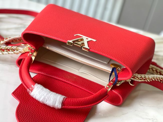 Louis Vuitton Capucines MM M29498 red Louis Vuitton Capucines MM M29498 red