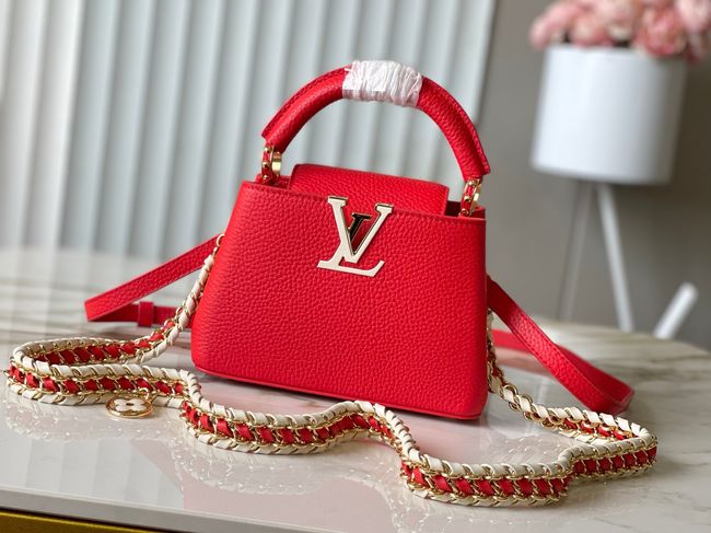 Louis Vuitton Capucines Mini M29497 red
