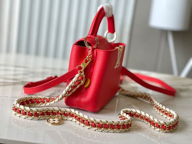 Louis Vuitton Capucines Mini M29497 red Louis Vuitton Capucines Mini M29497 red