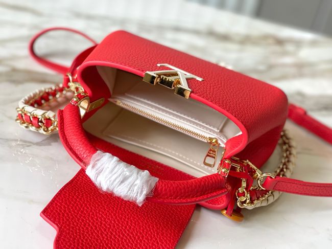 Louis Vuitton Capucines Mini M29497 red Louis Vuitton Capucines Mini M29497 red
