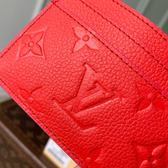 Louis Vuitton Charms Card Holder M28994 Blood Orange