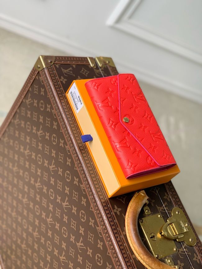 Louis Vuitton Sarah Wallet M29465 Blood Orange Louis Vuitton Sarah Wallet M29465 Blood Orange