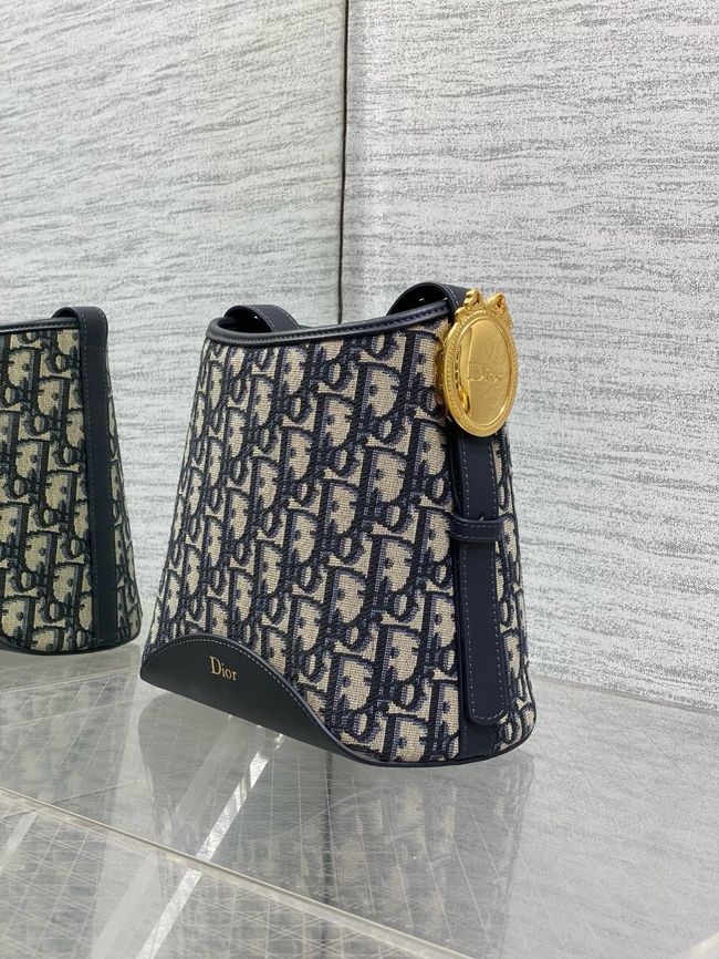 Dior samll Bag Blue Dior Oblique Jacquard 5842 Dior samll Bag Blue Dior Oblique Jacquard 5842
