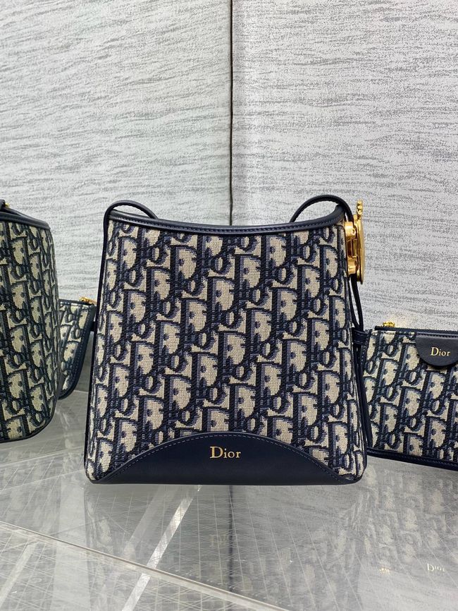 Dior samll Bag Blue Dior Oblique Jacquard 5842 Dior samll Bag Blue Dior Oblique Jacquard 5842