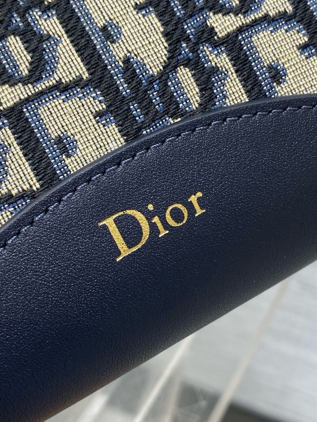 Dior samll Bag Blue Dior Oblique Jacquard 5842 Dior samll Bag Blue Dior Oblique Jacquard 5842