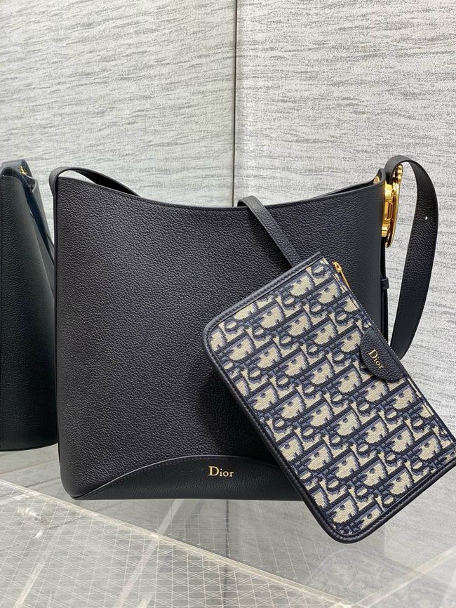 Dior Medium Bag Grained Calfskin 5843 black