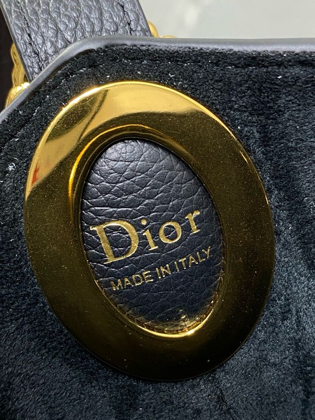 Dior samll Bag Grained Calfskin 5842 black Dior samll Bag Grained Calfskin 5842 black