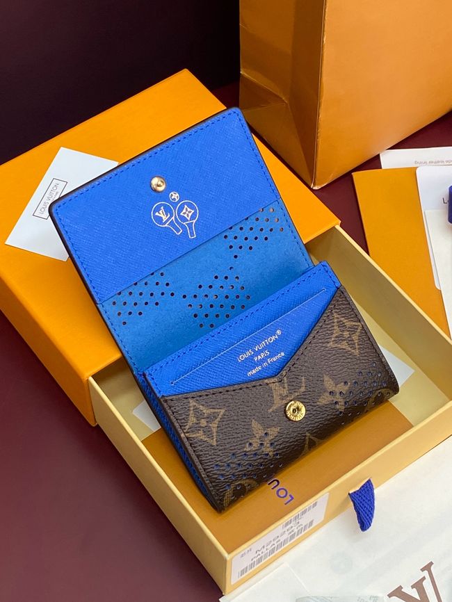 Louis Vuitton Envelope Business Card Holder M29293 blue