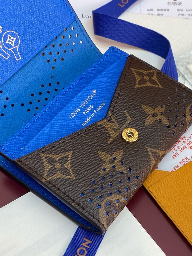 Louis Vuitton Envelope Business Card Holder M29293 blue