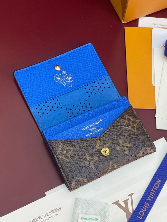 Louis Vuitton Envelope Business Card Holder M29293 blue