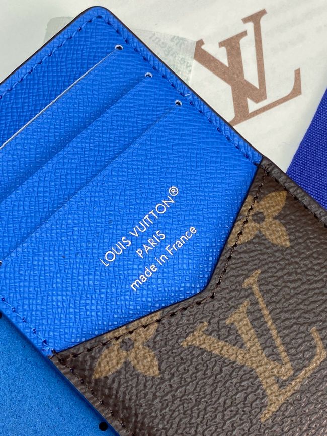 Louis Vuitton Pocket Organizer M29283 Blue Louis Vuitton Pocket Organizer M29283 Blue